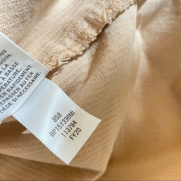 NEW BP Cotton Corduroy Elastic Waist Pull On Mini Skirt In Tan Nougat Size M - Picture 3 of 4